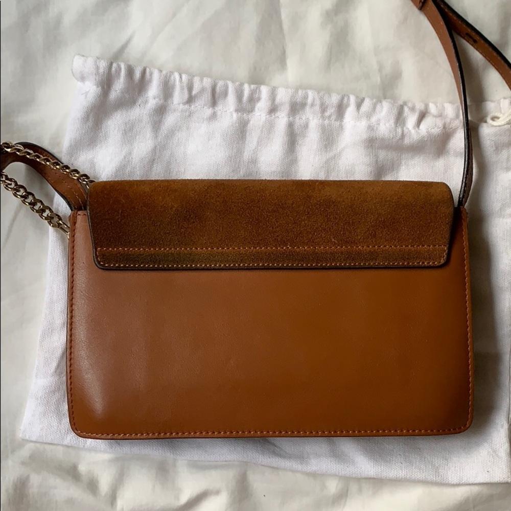 Chloe Small Faye Brown Crossbody Bag - Picture 5 of 6